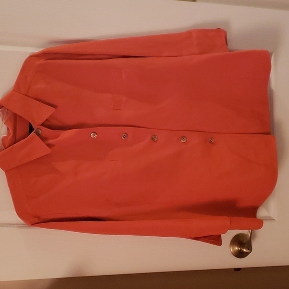 Ellen Tracy Jacket or Blouse in Burnt Orange - Picture 1 of 9